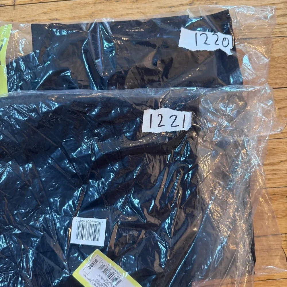 All In Motion Mens 360 Lifestyle Slim Fit 5-Pocket Pants Black 30x32 UPF 50+